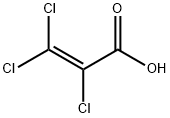 2,3,3-トリクロロアクリル酸 化学構造式