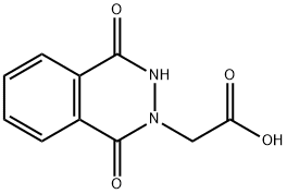 (1,4-DIOXO-3,4-DIHYDROPHTHALAZIN-2(1H)-YL)ACETIC ACID Struktur