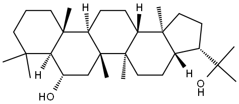 A'-ネオガンマセラン-6α,22-ジオール 化学構造式