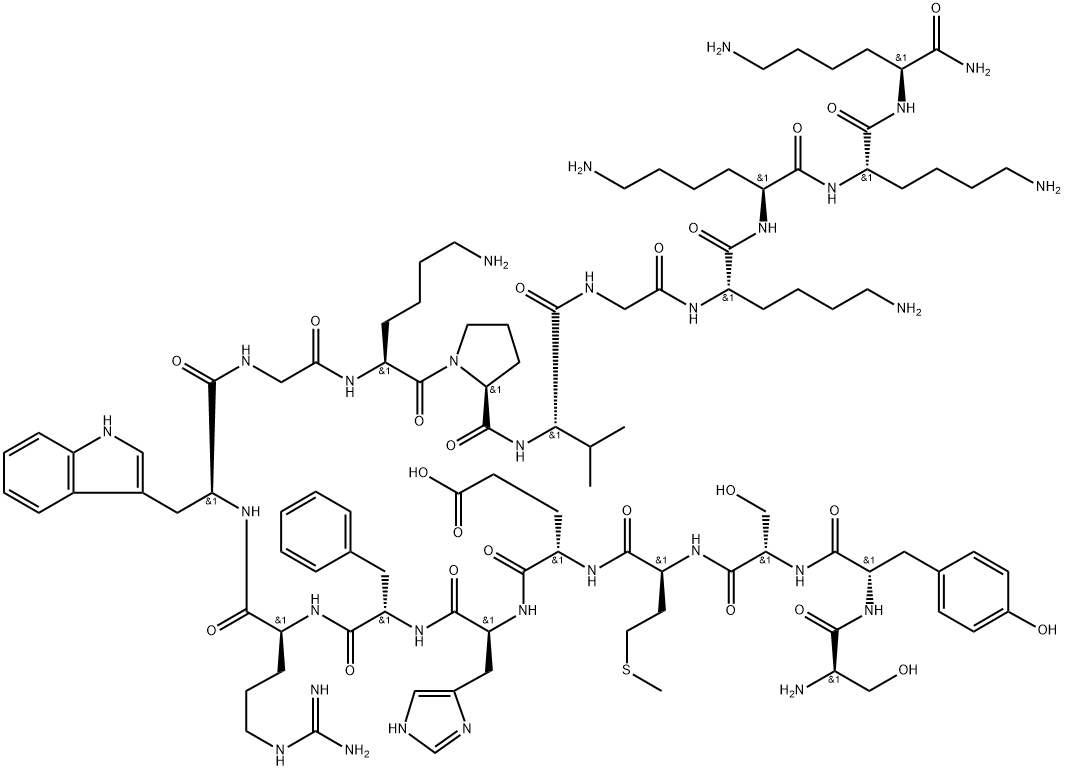 可达克肽,22572-04-9,结构式