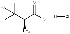 3-mercapto-DL-valine hydrochloride Struktur