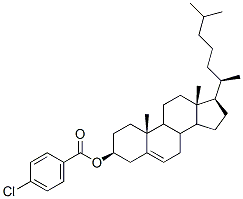 cholest-5-en-3beta-yl p-chlorobenzoate Structure