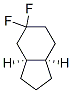 Indan, 5,5-difluorohexahydro-, cis- (8CI) Struktur