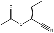 1-cyanoprop-1-enyl acetate Structure