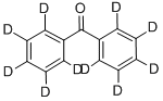 苯甲酮-d10, 22583-75-1, 结构式