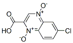 6-Chloro-2-quinoxalinecarboxylic acid 1,4-dioxide Structure