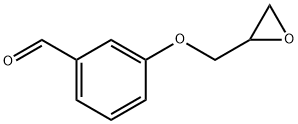 3-(环氧乙烷-2-基甲氧基)苯甲醛,22590-64-3,结构式