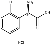 S-2-氯苯甘氨酸盐酸盐, 225918-58-1, 结构式