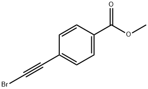4-(2-溴乙炔)苯甲酸甲酯, 225928-10-9, 结构式