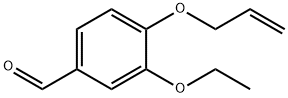 4-(アリルオキシ)-3-エトキシベンズアルデヒド 化学構造式
