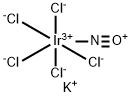 ペンタクロロニトロシルルイリジウム(III)カリウム 化学構造式