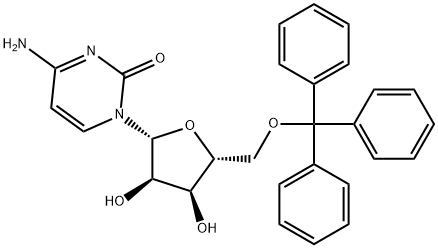 5'-O-(Triphenylmethyl)cytidine Structure