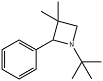 1-tert-Butyl-3,3-dimethyl-2-phenylazetidine Struktur