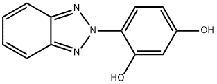 2-(2,4-dihydroxyphenyl)-2H-benzotriazole  Structure