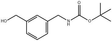 (3-羟基甲基-苄基)-羧酸叔丁酯 结构式