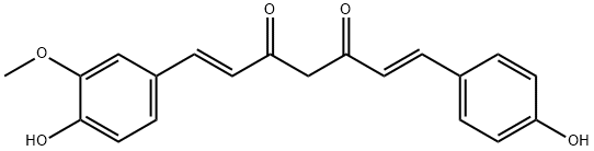 デメトキシクルクミン 化学構造式
