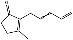 3-Methyl-2-[(Z)-2,4-pentadienyl]-2-cyclopenten-1-one Structure