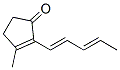 3-Methyl-2-[(1E,3Z)-1,3-pentadienyl]-2-cyclopenten-1-one Struktur