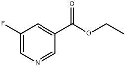 5-フルオロニコチン酸エチル 化学構造式