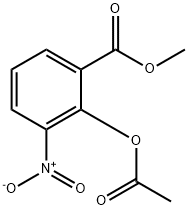 2-ACETYLOXY-3-NITROBENZOIC ACID METHYL ESTER 结构式