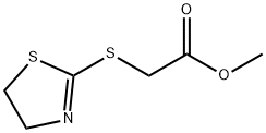 2-[(4,5-二氢-2-噻唑基)硫基]乙酸甲酯, 22623-64-9, 结构式