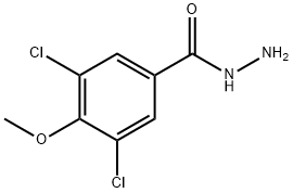 3,5-DICHLORO-4-METHOXYBENZENECARBOHYDRAZIDE Struktur