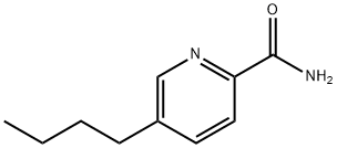 5-ブチル-2-ピリジンカルボアミド 化学構造式