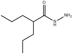 Pentanoic  acid,  2-propyl-,  hydrazide 化学構造式