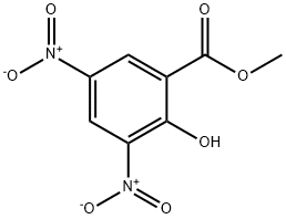3,5-二硝基水杨酸甲酯,22633-33-6,结构式