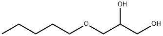 3-(ペンチルオキシ)-1,2-プロパンジオール 化学構造式