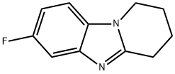 Pyrido[1,2-a]benzimidazole, 7-fluoro-1,2,3,4-tetrahydro- (7CI,8CI,9CI) 结构式