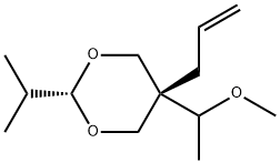 5β-Allyl-2β-isopropyl-5α-(1-methoxyethyl)-1,3-dioxane|
