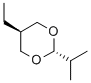 5β-Ethyl-2α-isopropyl-1,3-dioxane 结构式