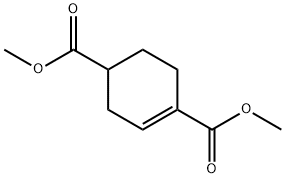 1-Cyclohexene-1,4-dicarboxylic acid dimethyl ester 结构式