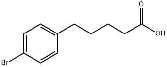 5-(4-溴苯基)戊酸, 22647-95-6, 结构式