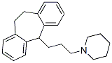 1-[3-(10,11-ジヒドロ-5H-ジベンゾ[a,d]シクロヘプテン-5-イル)プロピル]ピペリジン 化学構造式