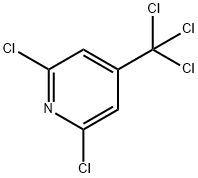 2,6-ジクロロ-4-(トリクロロメチル)ピリジン 化学構造式