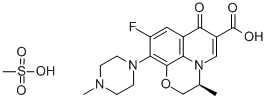 甲磺酸左氧氟沙星,226578-51-4,结构式