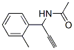 Acetamide,  N-[1-(2-methylphenyl)-2-propynyl]-  (9CI) Struktur