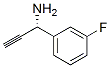 Benzenemethanamine, alpha-ethynyl-3-fluoro-, (alphaR)- (9CI) 化学構造式