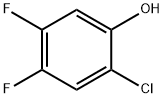 2-氯-4,5-二氟苯酚 结构式