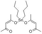 ジブチル錫ビス（アセチルアセトネ-ト） 化学構造式