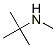N,2-dimethylpropan-2-amine 结构式