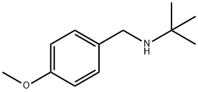 N-(4-甲氧基苄基)叔丁基胺, 22675-83-8, 结构式