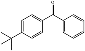 4-tert-ブチルベンゾフェノン 化学構造式