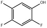 2,4,5-トリフルオロフェノール 化学構造式