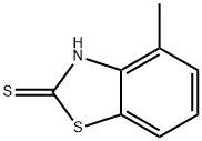 4-甲基-2-巯基苯并噻唑, 2268-77-1, 结构式
