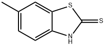6-甲基-2-巯基苯并噻唑 结构式