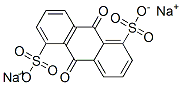 9,10-dihydro-9,10-dioxoanthracene-1,5-disulphonic acid, sodium salt Structure