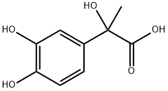 alpha-(3,4-dihydroxyphenyl)lactic acid Structure
